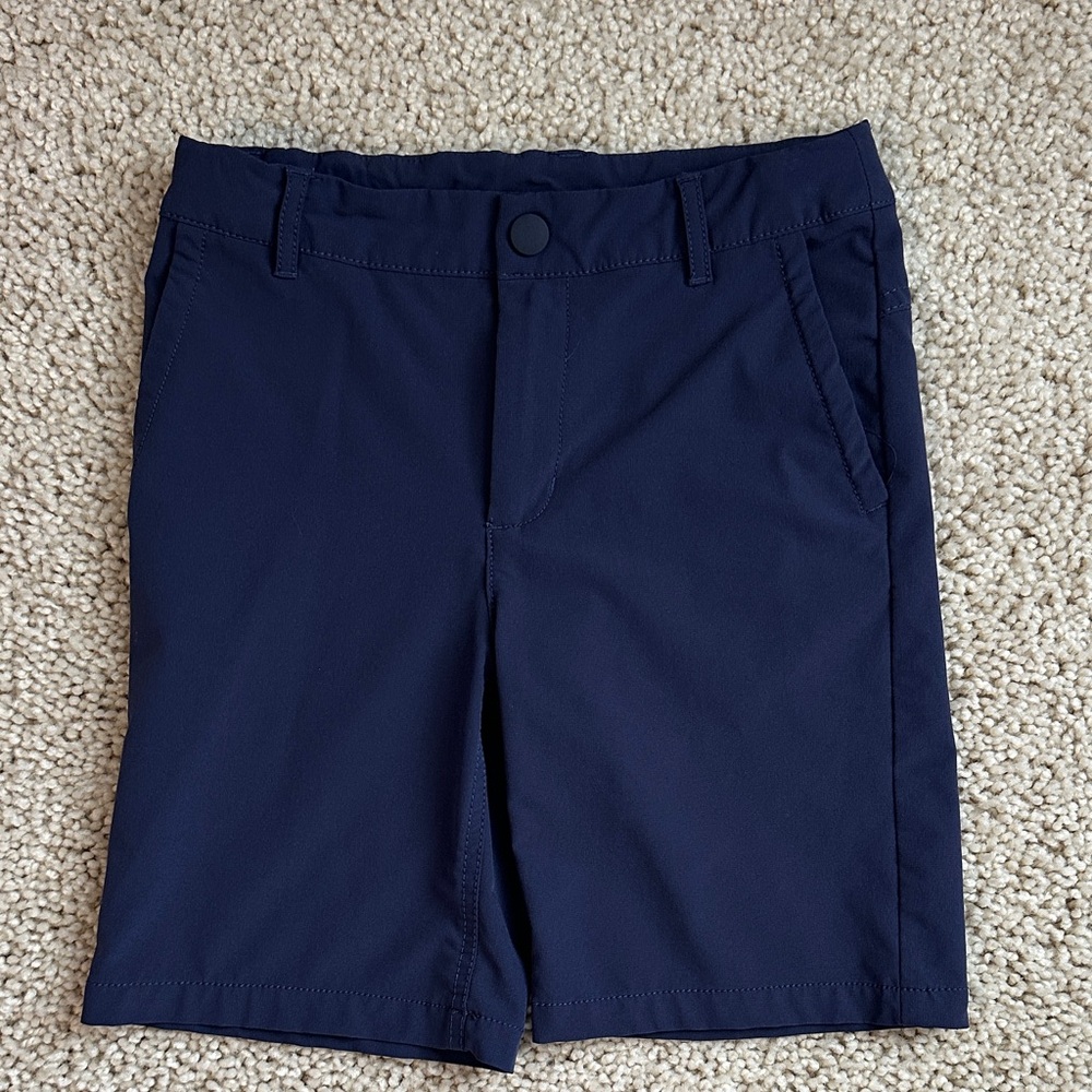 Boys Navy Blue performance shorts